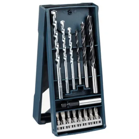  Juego de Puntas y Brocas Bosch 15 Piezas Azul Broca maderca concreto X-line 2607017408 37.288136 Juego de Puntas y Brocas Bosch