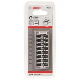 Punta Phillips Bosch PH2 x25mm Impact Control 8Piezas 2608522324 Bosch-Punta Phillips Bosch PH2 x25mm Impact Control 8Piezas 260