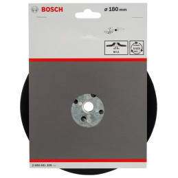 Plato de Lijado Goma Bosch 180mm Para Fibrodisco M14 2608601209