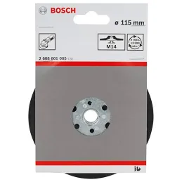 Plato de Lijado Goma Bosch 115mm Para Fibrodisco M14 2608601005 Bosch-Plato de Lijado Goma Bosch 115mm Para Fibrodisco M14 26086