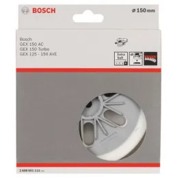 Plato de Lijado Bosch 150mm Blando GEX 150 2608601114 Bosch-Plato de Lijado Bosch 150mm Blando GEX 150 2608601114 -2608.601.114-