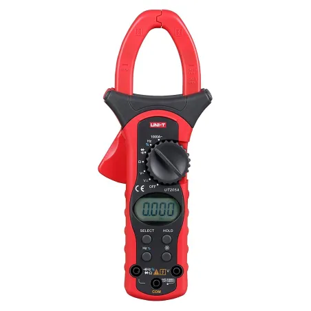  Pinza Amperimetrica Digital UNI-T UT-205A, ACDC600V AC1000A Corriente Voltaje Resistencia Frec 185.59322 Pinza Amperimetrica Di