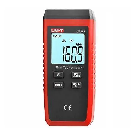 Tacometro Mini Laser Digital UNI-T UT-373, 10 - 10000 RPM sin Contacto Rango Automatico UNI-T-Tacometro Mini Laser Digital UNI-T
