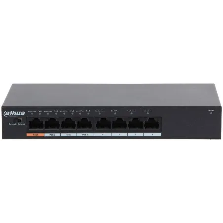 Switch POE Dahua PFS3008-8ET-60 8Port 4Port POE 4NoPOEx 10/100M 1Ports60W Hi-PoE 60W