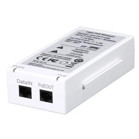 Poe Dahua PFT1200 Hi-PoE 60W 802.3AT 1RJ45 POE PORT 1RJ45 PORT Max 300m