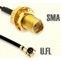 Cable Pigtail Mikrotik ACSMAUFL U.fl - cable flexible hembra SMA para wAP R