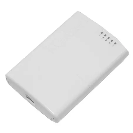 Router Mikrotik PowerBOX RB750P-PBr2 Exterior 5xLAN 650MHz 64MBRAM OSL4 PSU PoE