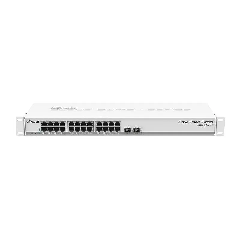 Cloud Smart Switch Mikrotik 326-24G-2S+RM 24Gigabit 2SFP+ PSU 1U