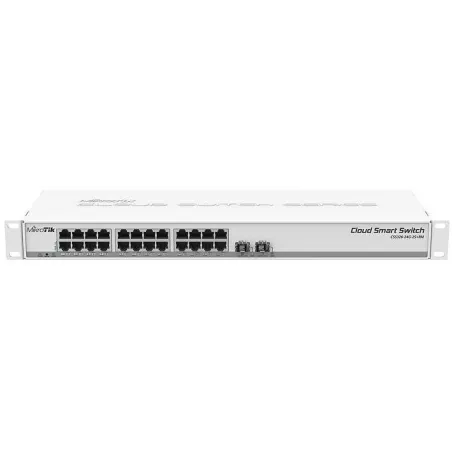 Cloud Smart Switch Mikrotik 326-24G-2S+RM 24Gigabit 2SFP+ PSU 1U