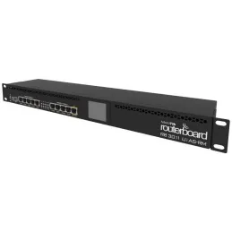 Router Mikrotik RB3011UIAS-RM 10xGbit 1SFP 1.4GHz 1GBRAM OSL5 LCD 1U Mikrotik-Router Mikrotik RB3011UIAS-RM 10xGbit 1SFP 1.4GHz 