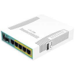 Router Mikrotik hEX Poe RB960PGS 5xGbit 4PoE L2 800MHz 128MB 1SFP USB OSL4 PSU
