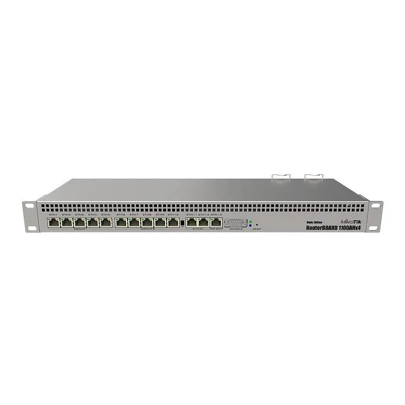 Router Mikrotik Dude Edition RB1100AHX4, 13xGbit L2 1GBRAM 60GB M.2 1U