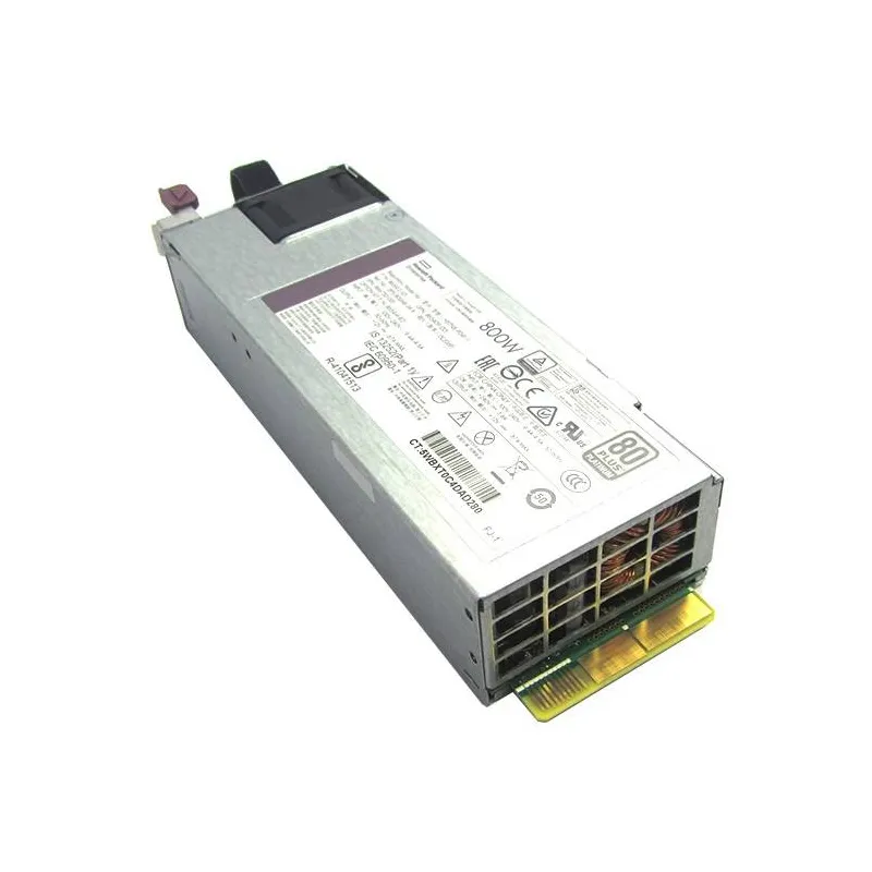 Fuente de alimentación HPE 865414-B21, 800W, 100V - 240VAC, 80 Plus Platinium, Hot-Plug