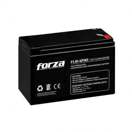Bateria AGM Forza FUB-1290 12V 9Ah Acido Plomo SM 151x65x94mm