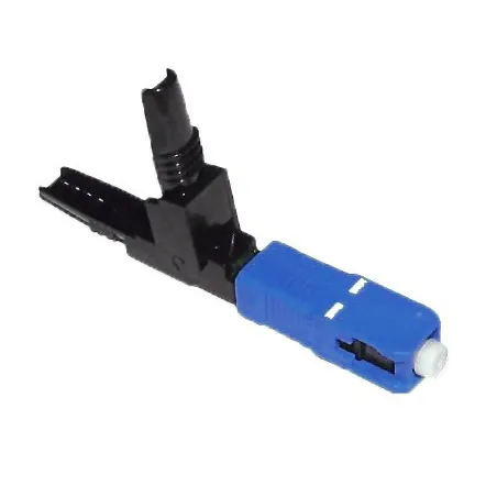 Conector de Fibra Optica SC UPC, Fast Conector Azul 10 Unidades Blister, MFC-SCUPC MIZU