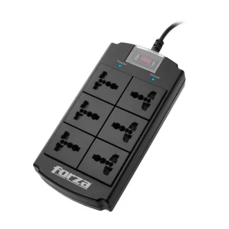  Supresor Picos Forza FSP-06MN 6 tomacorrientes Universales 1800W con Interruptor 50 Supresor Picos Forza FSP-06MN 6 tomacorrien