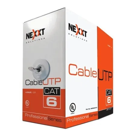 Cable UTP Nexxt AB356NXT02 305M Cat6 24AWG Bobina tipo CM Azul