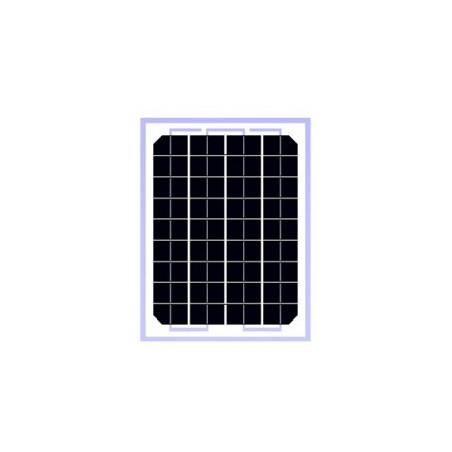 Panel Solar Monocristalino 5W 12V - 27.5x19.5x1.7cm, ODA5-18-M Osda