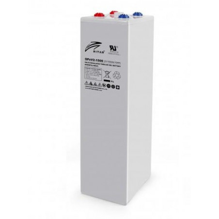 Bateria OPzV Ritar OPzv2-1000 2V 1000Ah Terminal F10 23.3x21x64.5cm