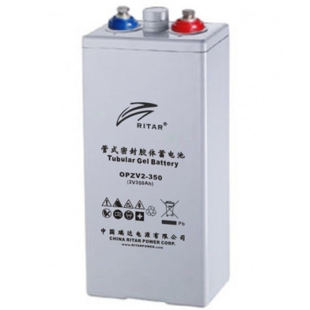 Bateria OPzV Ritar OPzv2-350 2V 350Ah Terminal F10 12.4x20.6x47cm