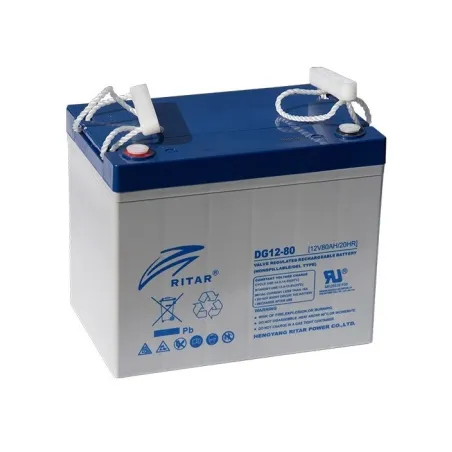  Bateria Gell Ritar DG12-75 12V 75Ah Terminal F11/F15  26x16.9x21.1cm 646.610169 Bateria Gell Ritar DG12-75 12V 75Ah Terminal F1