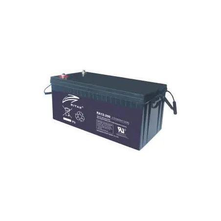  Bateria AGM Ritar RA12-200 12V 200Ah Terminal F10/F16 20x52.2x22.3cm 1116.949153 Bateria AGM VRLA Ritar RA12-200 12V 200Ah Term