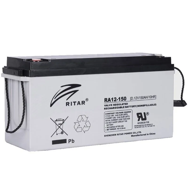 Bateria AGM VRLA Ritar RA12-145 12V 145Ah Terminal F5/F12 34x17.3x28cm