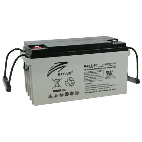  Bateria AGM Ritar RA12-80 12V 80Ah Terminal F5/F11 35x16.7x18cm 528.813559 Bateria AGM VRLA Ritar RA12-80 12V 80Ah Terminal F5/
