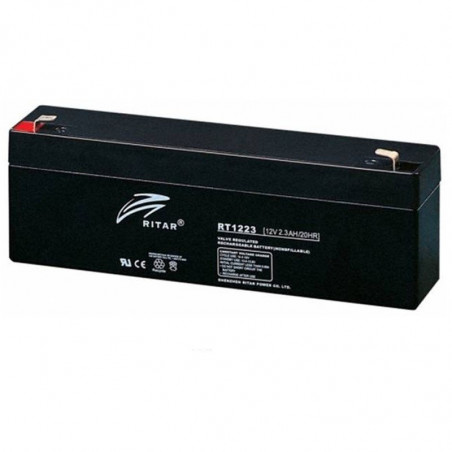 Bateria AGM VRLA Ritar RT1223 12V 2.3Ah Terminal F1 17.7x3.5x6.2cm