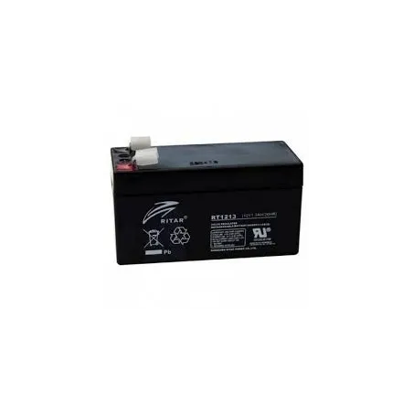  Bateria AGM Ritar RT1213 12V 1.3Ah Terminal F1 9.7x4.3x5.2cm 31.355932 Bateria AGM VRLA Ritar RT1213 12V 1.3Ah Terminal F1 9.7x