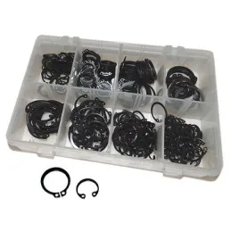 Anillos SNAP Ring Seguros Circlip Seeger GE-229 kit 300 piezas 4 Tamaños Internos y Externos Aibitech-Anillos SNAP Ring Seguros 
