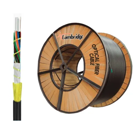 Cable de Fibra optica ADSS 12 Fibras Rollo 4KM Monomodo, CAM-ADSS-12BI Cambridge