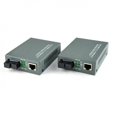 Media Converter HTB-GS-03 Fast Ethernet RJ45 10/100/1000M a Fibra Optica SC