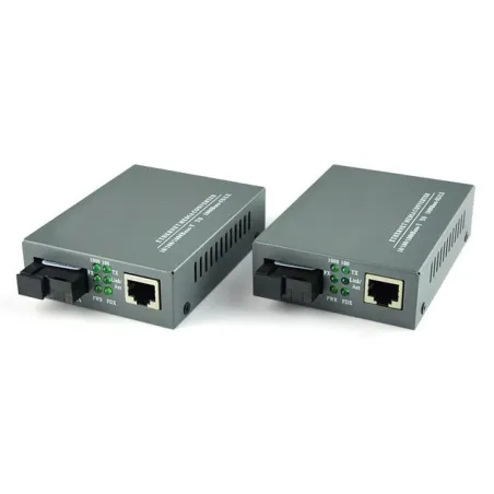  Media Converter HTB-GS-03 Fast Ethernet RJ45 10/100/1000M a Fibra Optica SC 416.101695 Media Converter HTB-GS-03 Fast Ethernet 