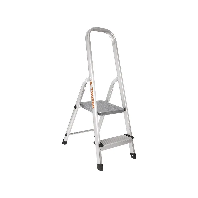 Escalera Plegables con Plataforma 2 Peldaños, 91kg Tipo III, Peso 2.9kg Alcance Max. 2.37m, ESTU-2A 16763 Truper