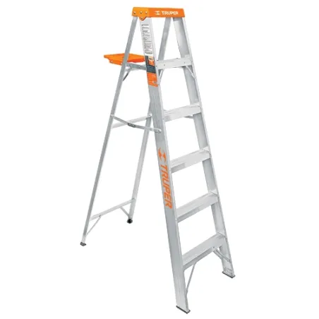  Escaleras  Tijera 6 Peldaños con Bandeja T2 Max3.4m P7.4kg EAluminio, Truper 16744 275.423729 Escalera Tipo Tijera con Bandeja 