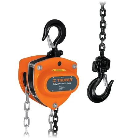  Tecle Industrial 1/2 Toneladas, Doble Trinquete, Mecanismo de triple engranaje, Peso 9.3kg, POL-1/2 16823 Truper 277.118644 Tec
