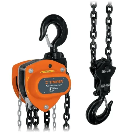  Tecle Industrial 5 Toneladas, Doble Trinquete, Mecanismo de triple engranaje, Peso 37kg, POL-5 16828 Truper 801.694915 Tecle In