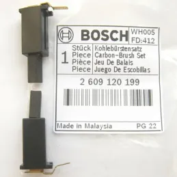  Escobillas Carbones GSR GSS GST, Bosch 2609120199 38.135593 Carbones de Repuesto GSR GSS GST, Bosch 2609120199  2609.120.199-00
