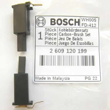 Carbones de Repuesto GSR GSS GST, Bosch 2609120199