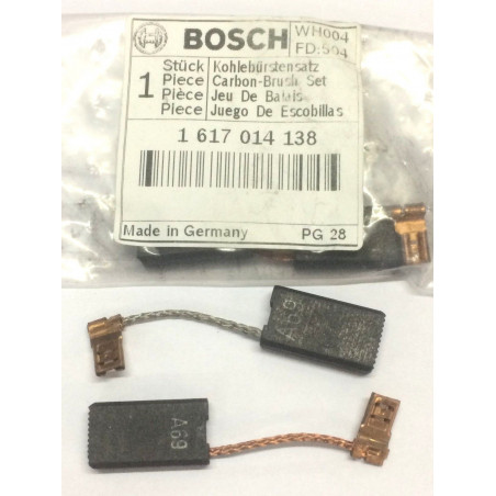 Carbones de Repuesto GBH 5-38 GSH 388 TSH 5000, Bosch 1617014138