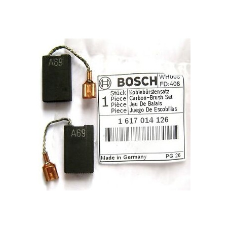 Carbones de Repuesto GBH 10 11 DC DE GSH 10 11 MH 10, Bosch 1617014126