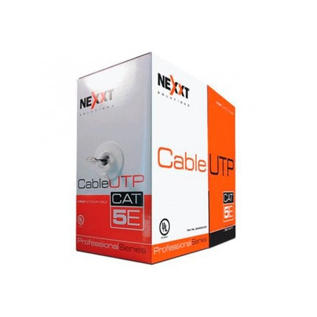 Cable UTP Nexxt AB355NXT07 Exterior Cat5e 24AWG Bobina 305M Tipo CMX