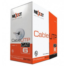 Cable UTP Nexxt AB356NXT01 CAT6 305M 23AWG Trenzado Gris