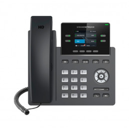 Telefono IP GRANDSTREAM GRP2612P, 2 líneas, LCD 2.4" color, RJ-45 Gigabit PoE