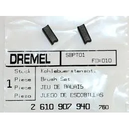  Escobillas Carbones Dremel Digital 398 400, Dremel 2610907940 49.152542 Carbones de Repuesto Dremel Digital 398 400, Dremel 261