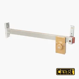 Cerradura Tranca Cantol Y-754 Dorado Metalizado 3Llaves Pprincipal Madera