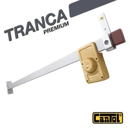 Cerradura Tranca Premium Cantol Y-800 Dorado Metalizado 4LlavesDH Pprincipal