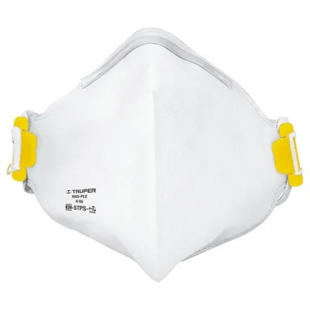  Mascarilla Plegable para Polvo Tipo N95, Polvo y Particulas sin Aceite, Clip Metalico, MAS-PLE 14427 Truper 2.118644 Mascarilla