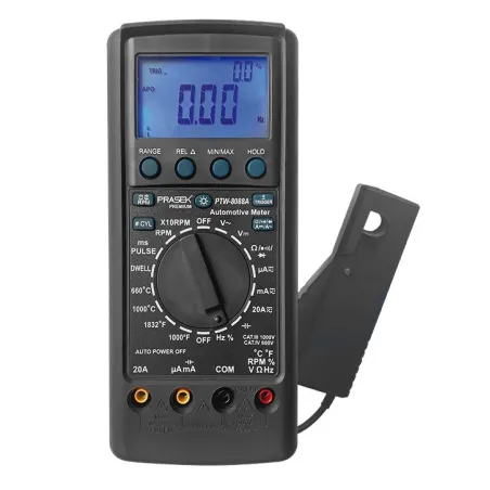  Multimetro Automotriz Prasek PTW-8088A Autorango AC750V DC1000V 20A RPM Capacitancia Temp 320.338983 Multimetro Automotriz Pras